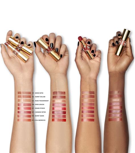 ysl rouge volupte swatches 3|YSL rouge volupte shine 150.